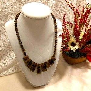 Tiger Eye Choker Necklace